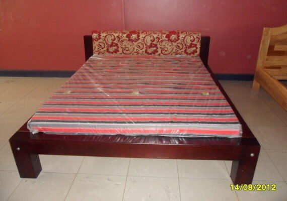 cushioned bed