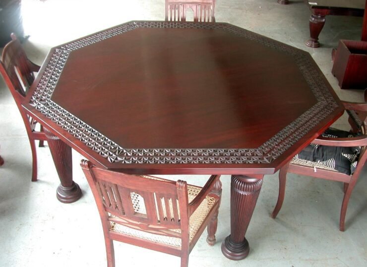 octagon 049a mahogany dining table